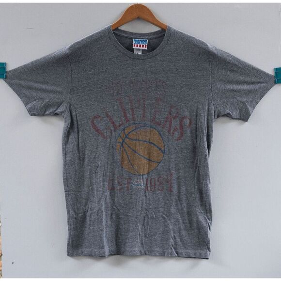Junk Food Los Angeles LA Clippers Gray T-Shirt Size M - Picture 1 of 5